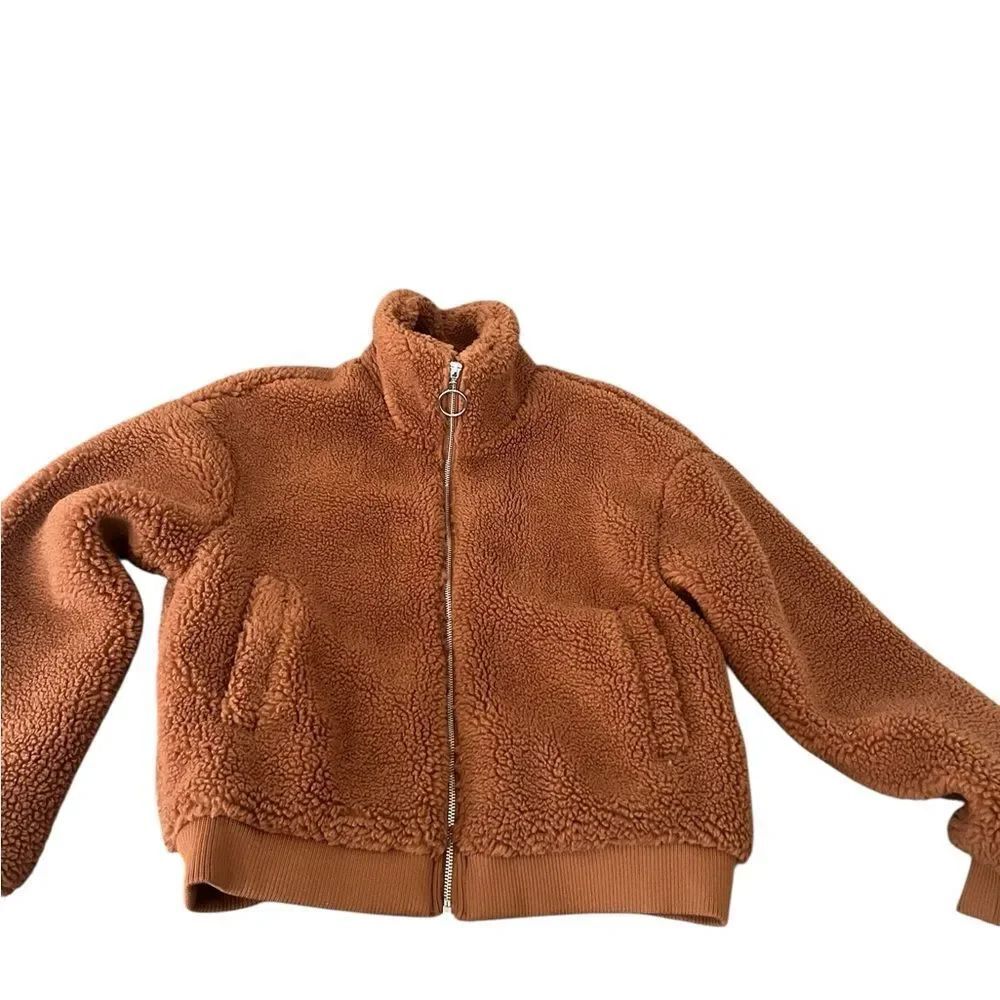 WeWoreWhat Sherpa Teddy Bomber Jacket - Picture 7 of 9